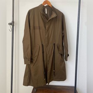 Army green field jacket